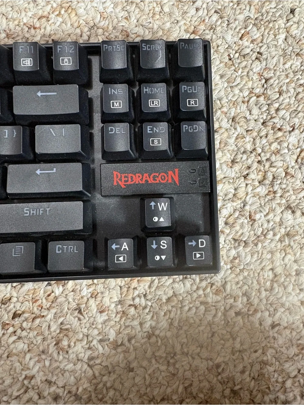 Gently used Redragon Compact Black Wired Mechanical Gaming Keyboard